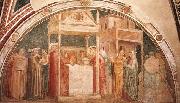 GIOTTO di Bondone Annunciation to Zacharias oil on canvas